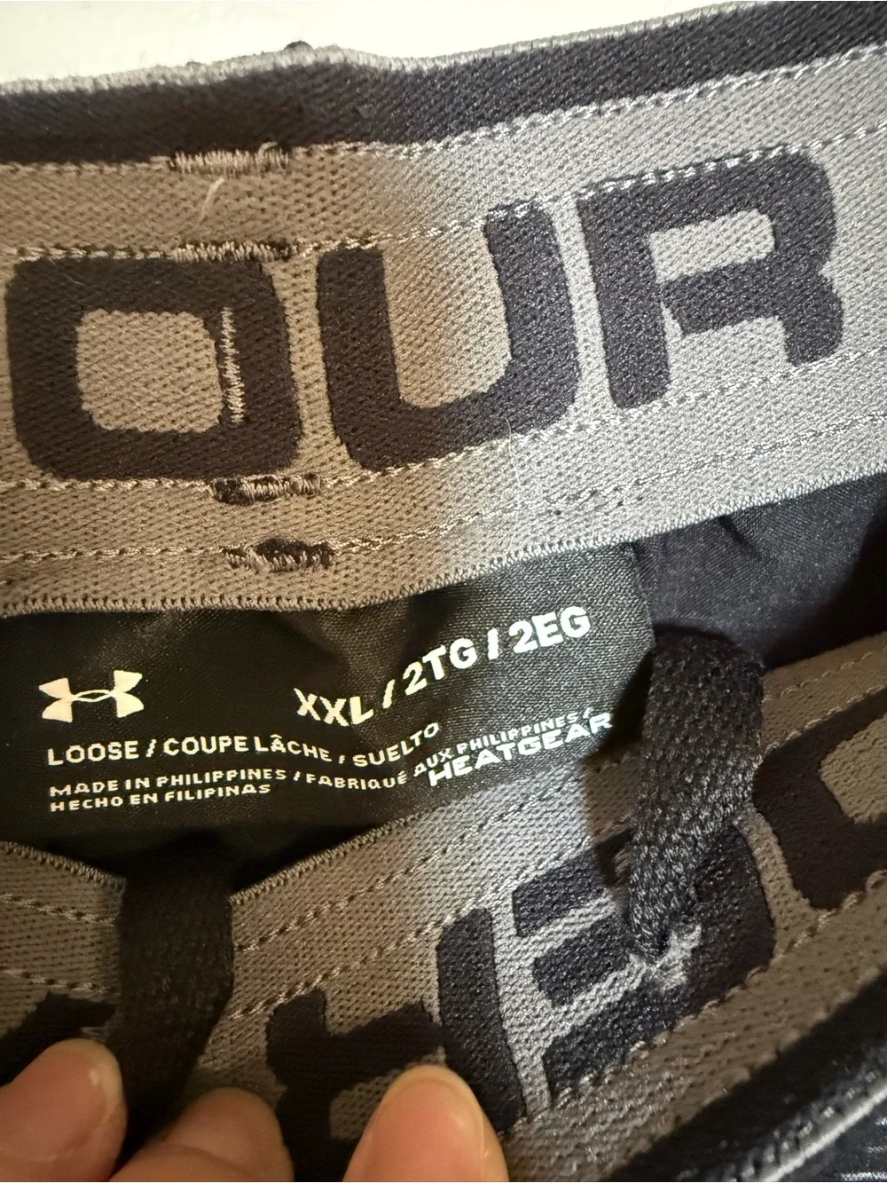Under Armour Men's Dark Charcoal Athletic Shorts